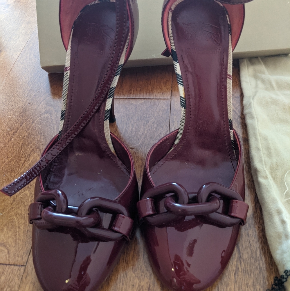 Burberry high heel shoes